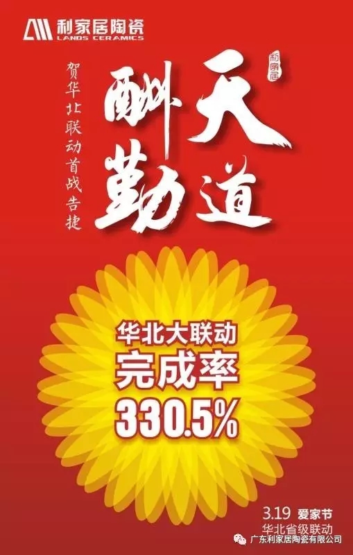 利家居陶瓷 “愛家節” 3月19日華北省級聯動圓滿